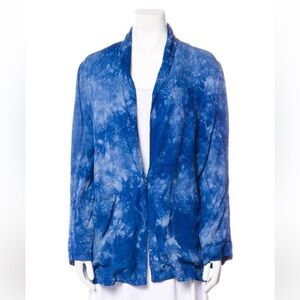 Raquel Allegra Blue Tie-Dye Blazer sz0